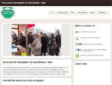Tablet Screenshot of dem.org.mk