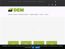 Tablet Screenshot of dem.nl